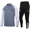 Inter Miami CF Quarter Zip Gray Version Ensemble Sweat d'Entraînement 2023-24 Pour Homme